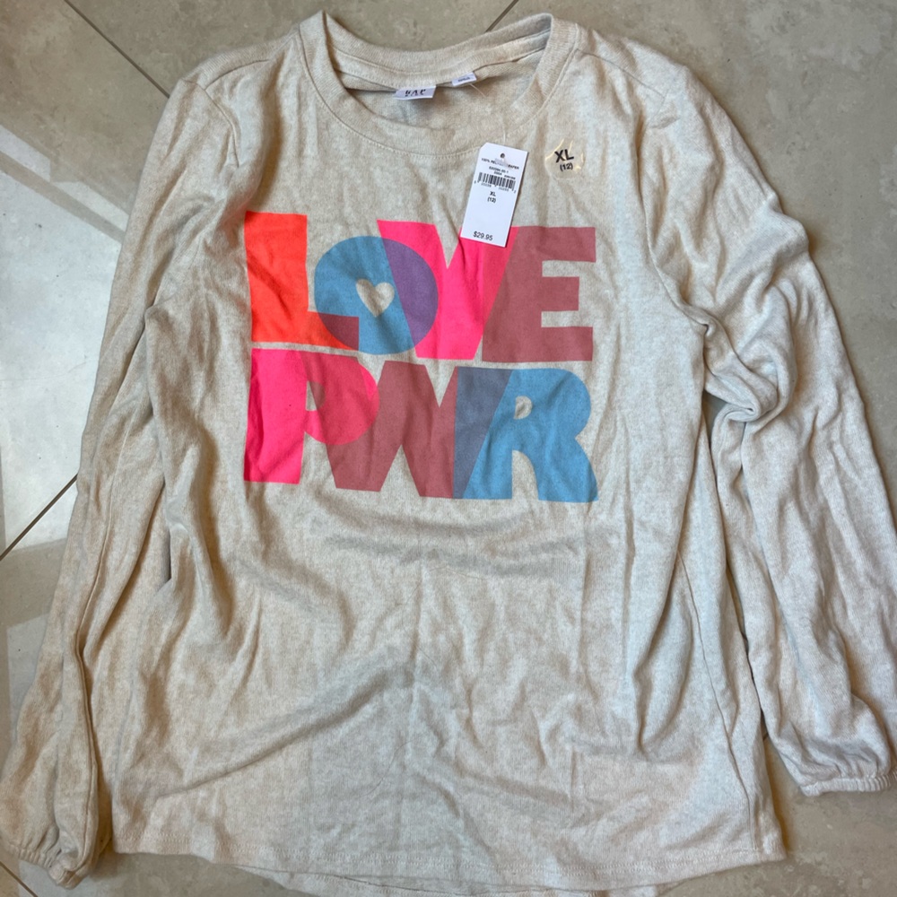 NWT Girls Long sleeve t shirt